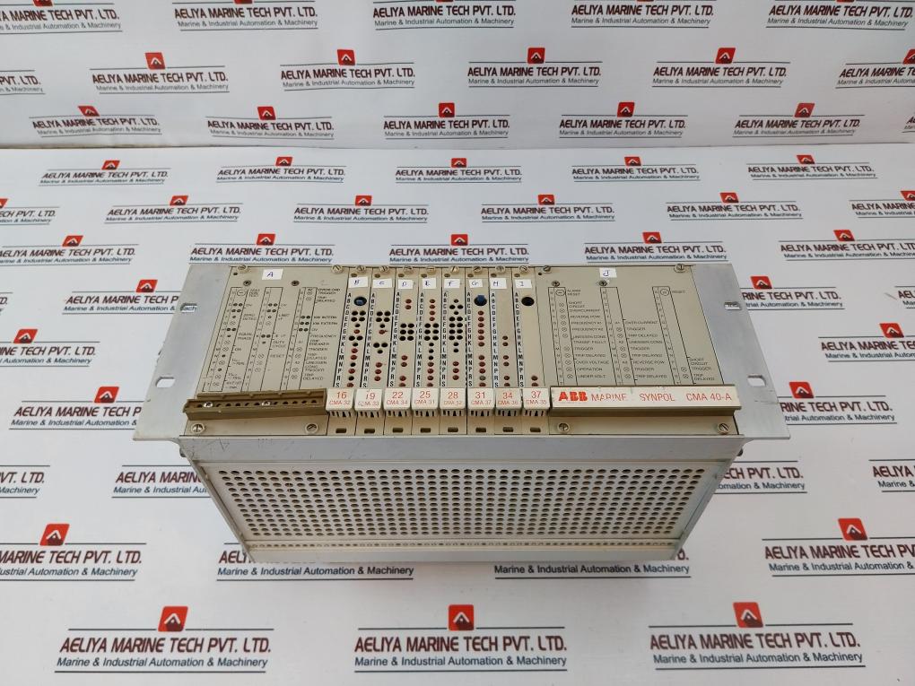 Abb Cma 50 Synpol Gvt 360 8490 Control Panel W/ Cma 32/ Cma 33/ Cma 34 Module