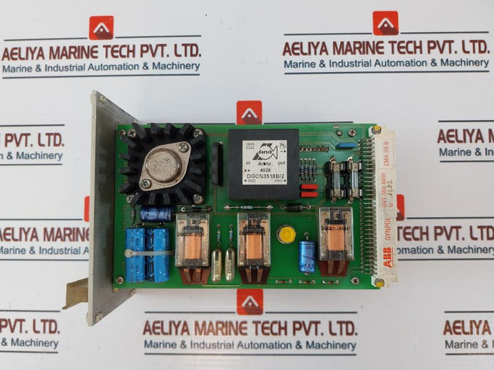 Abb Cma 50 Synpol Gvt 360 8490 Control Panel W/ Cma 32/ Cma 33/ Cma 34 Module
