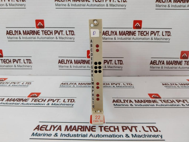 Abb Cma 50 Synpol Gvt 360 8490 Control Panel W/ Cma 32/ Cma 33/ Cma 34 Module