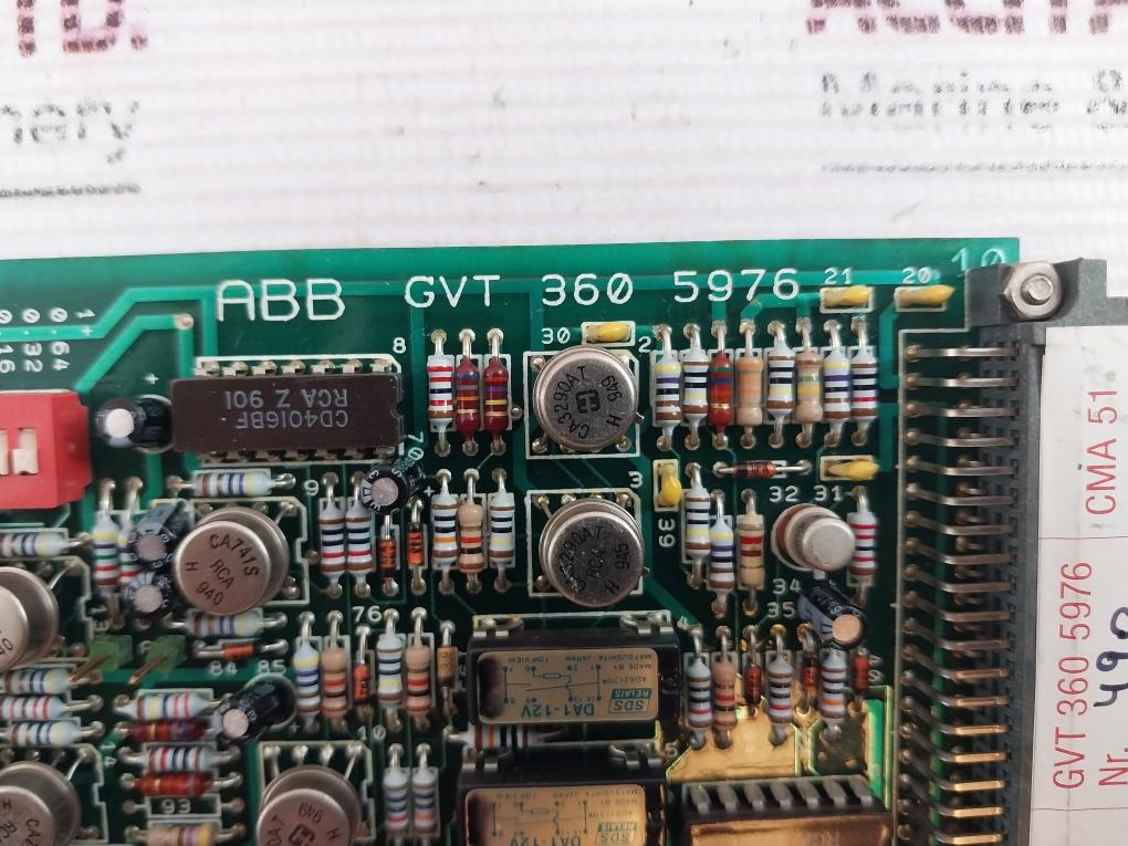 Abb Cma 51 Actual Load Balancing Card 10A