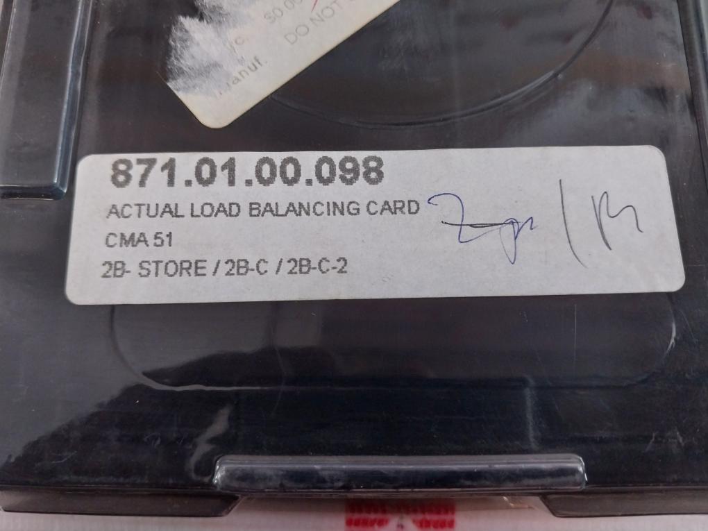 Abb Cma 51 Actual Load Balancing Card 10A