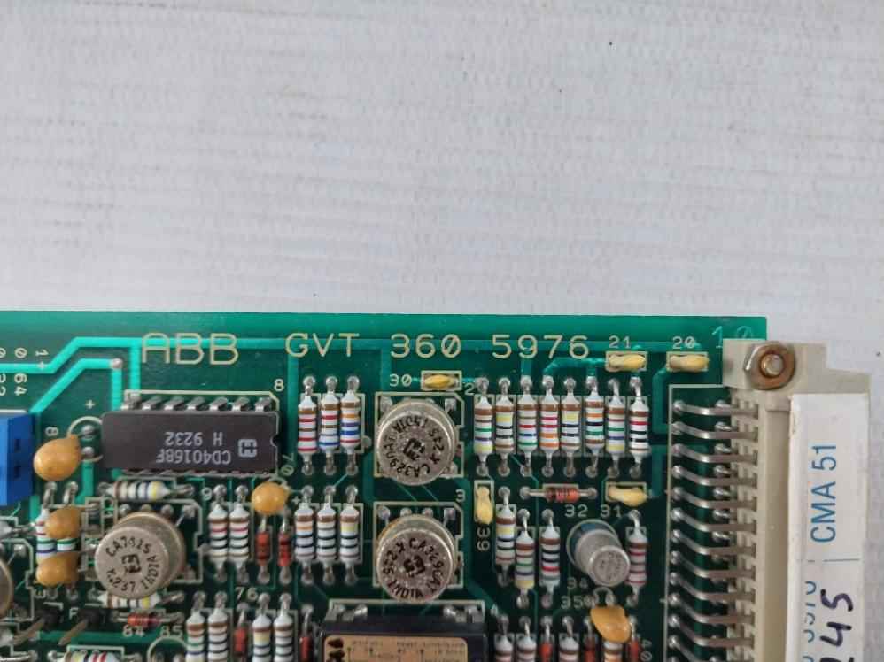 Abb Cma 51 Printed Circuit Board Module Gvt 360 5976