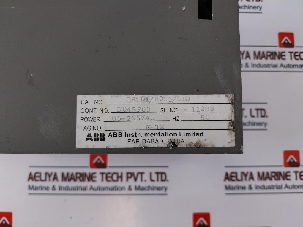 ABB COMMANDER CR100 Multipoint Chart Recorder CR101/B021/STD 85-265Vac 50/60Hz