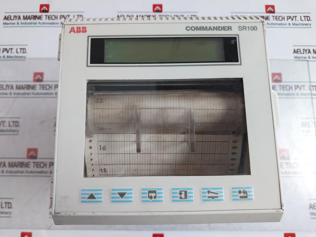 Abb Commander Sr100 Advanced Strip-chart Recorder ~100-240V Ac 50/60Hz 30Va Max