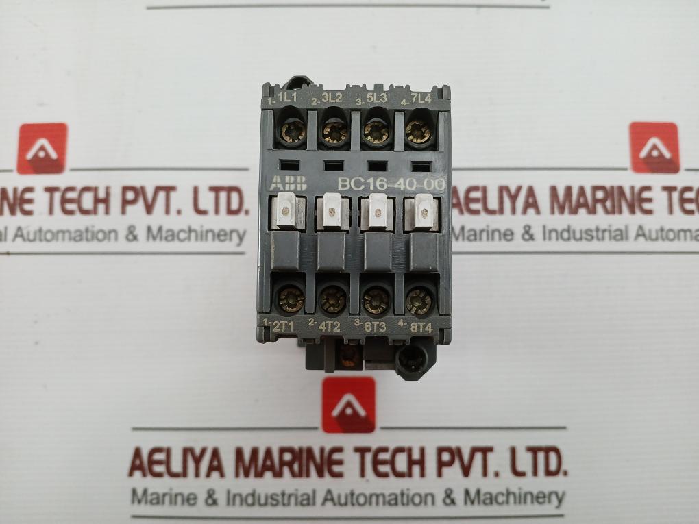 Abb Contactor Part No: Bc16-40-00, 21A 600Vac