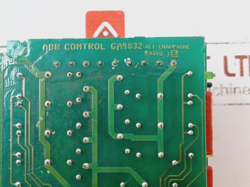 Abb Control Ga4831-a Printed Circuit Board Ga4805-a F1, Z1 94V0-j3000 94V0
