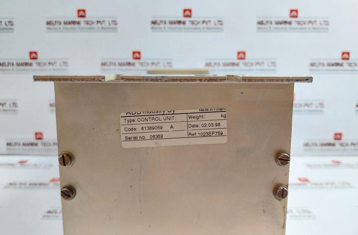 Abb Control Unit Rack Module 61389059 A