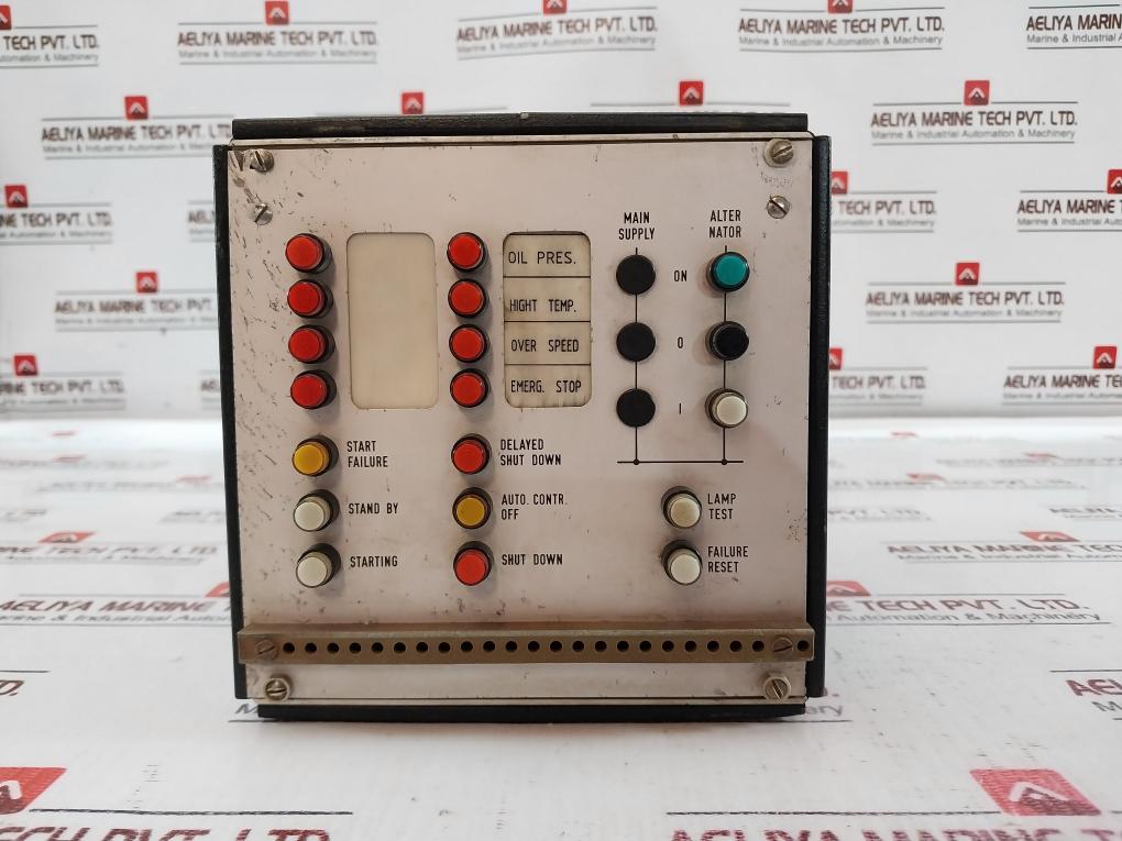 Abb Controller Diesel Generator Engine Control And Alarm Panel
