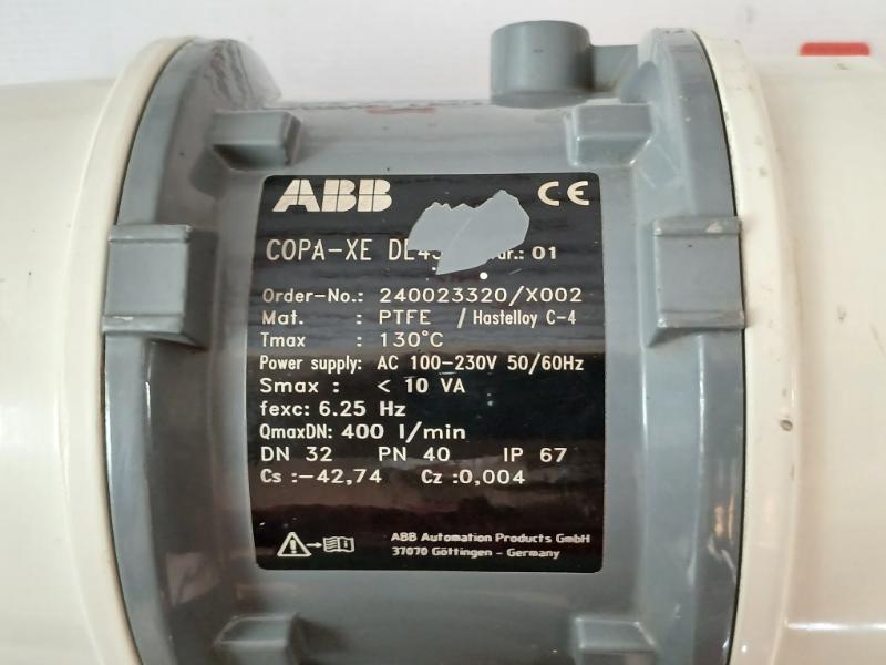 Abb Copa-xe Electromagnetic Flow Meter De43F Ac100-230V 50/60Hz Ip 67