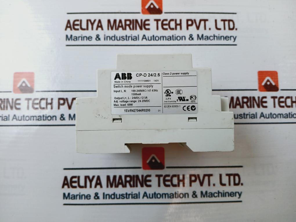 Abb Cp-d 24/2.5 Switch Mode Power Supply 100-240Vac 47-63Hz