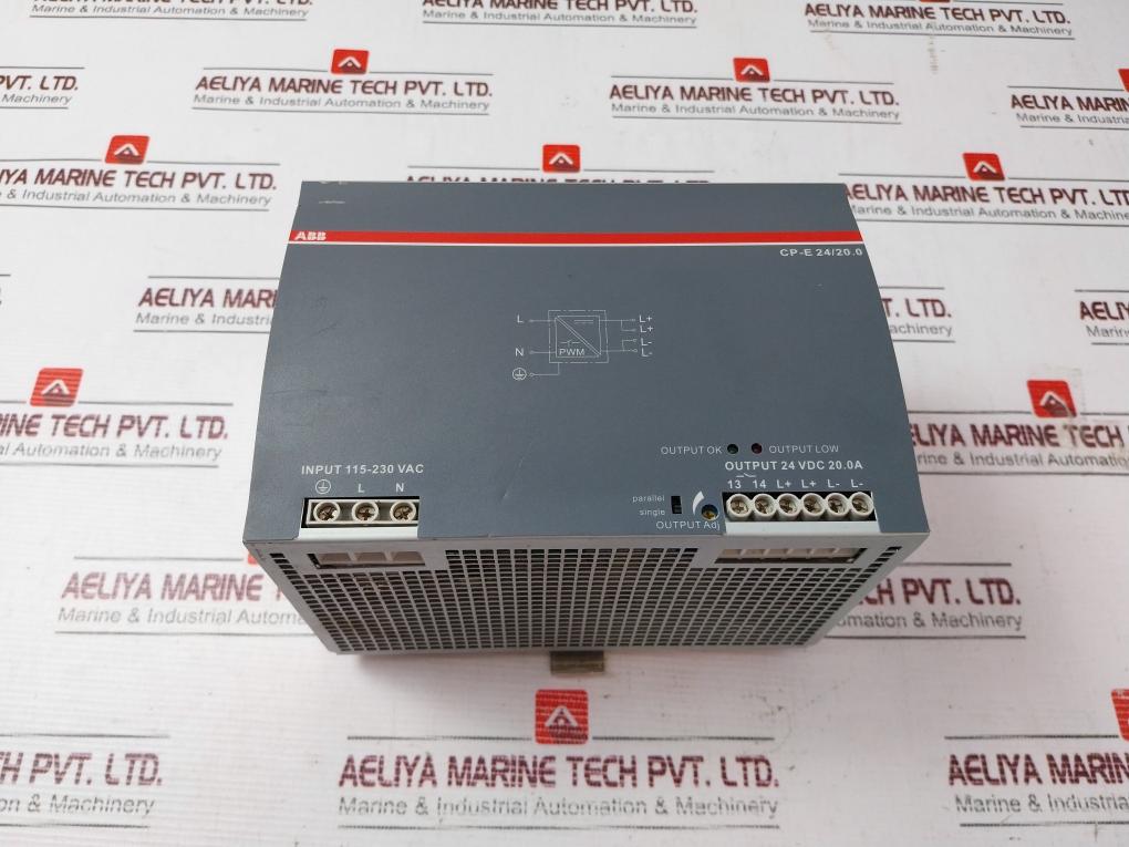 Abb Cp-e 24/20.0 Switch Mode Power Supply 1Svr427036R0000 480W