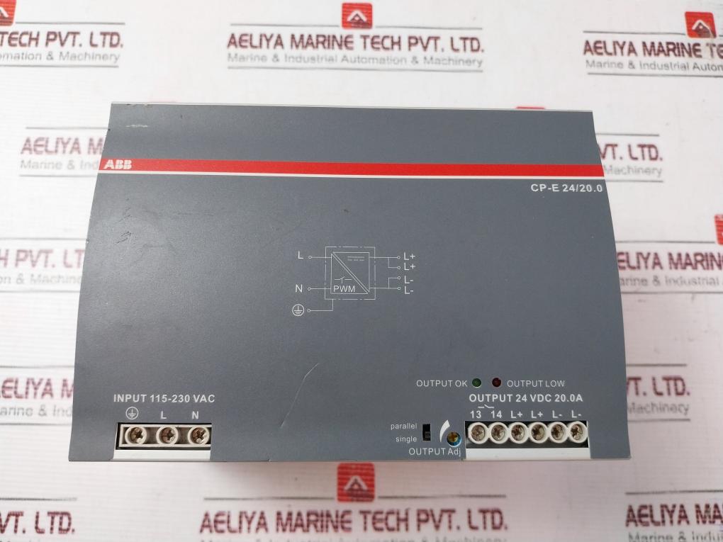 Abb Cp-e 24/20.0 Switch Mode Power Supply 1Svr427036R0000 480W