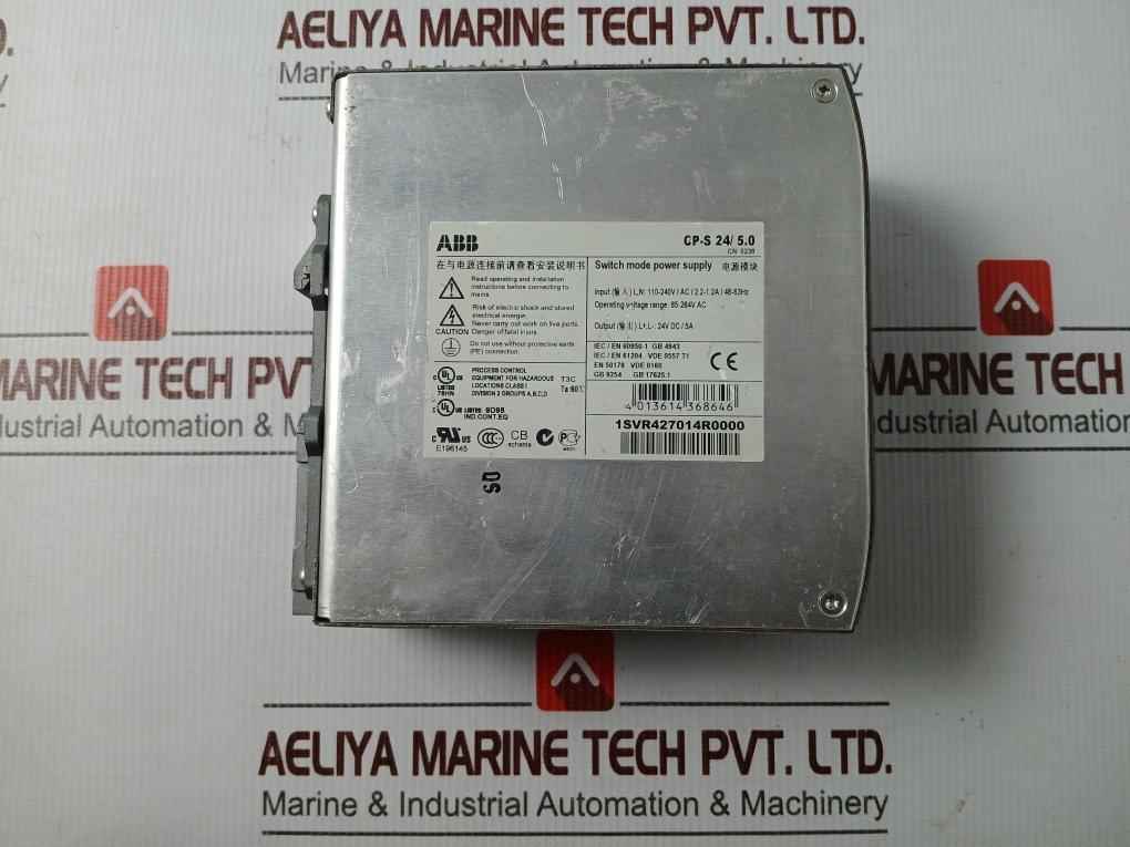 Abb Cp-s 24/5.0 Switch Mode Power Supply 110-240V 2.2-1,2A 48-63Hz