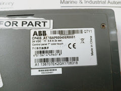 Abb Cp405 A1 Control Panel 7” Color Touch 1Sap500405R0001 Cp405
