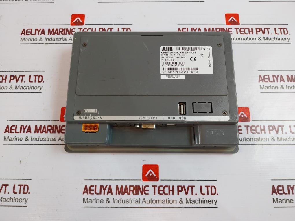 Abb Cp405 Touch Screen Control Panel 7" Color Touch 24Vdc 0.6A