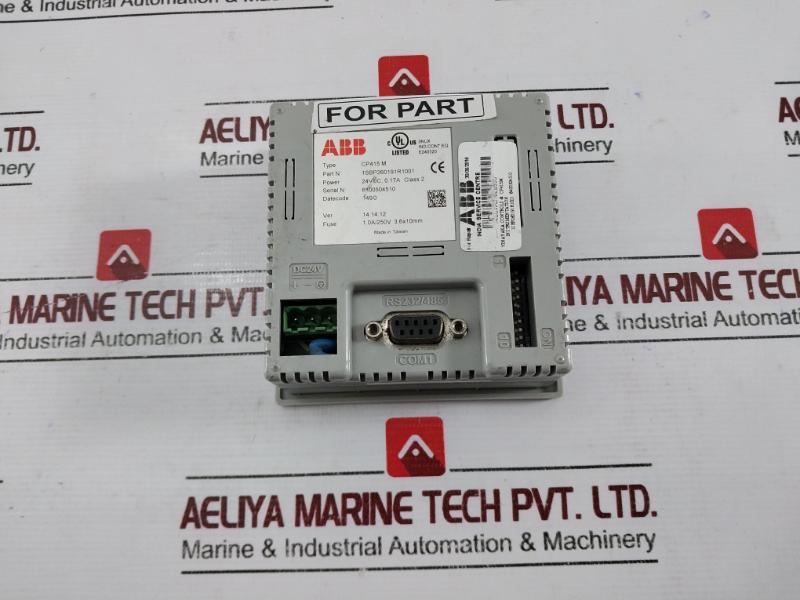 Abb Cp415 M 1sbp260191r1001 Touch Screen Control Panel 24vdc 0.17a