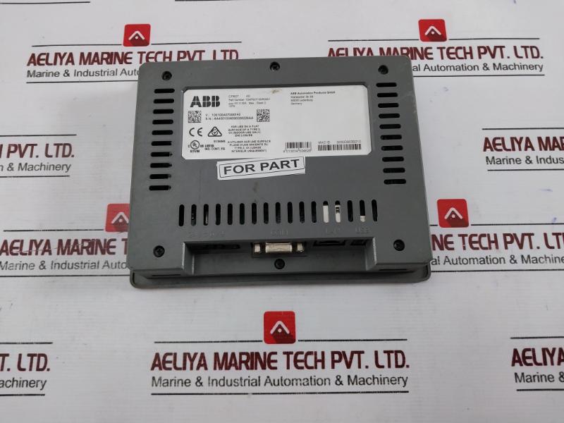 Abb Cp607 1Sap507100R0001 Touch Screen Control Panel 24Vdc 0.30A
