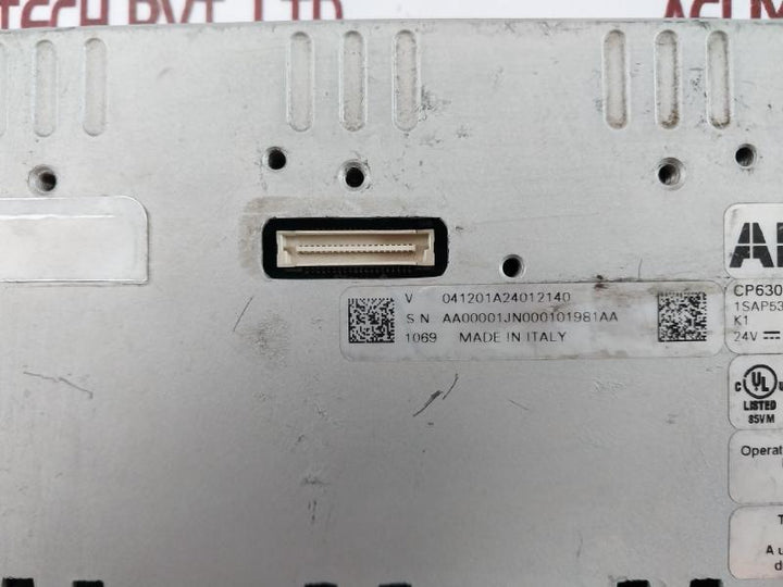 Abb Cp630 1sap530100r0001 Touch Screen Control Panel 24vdc 0.65a