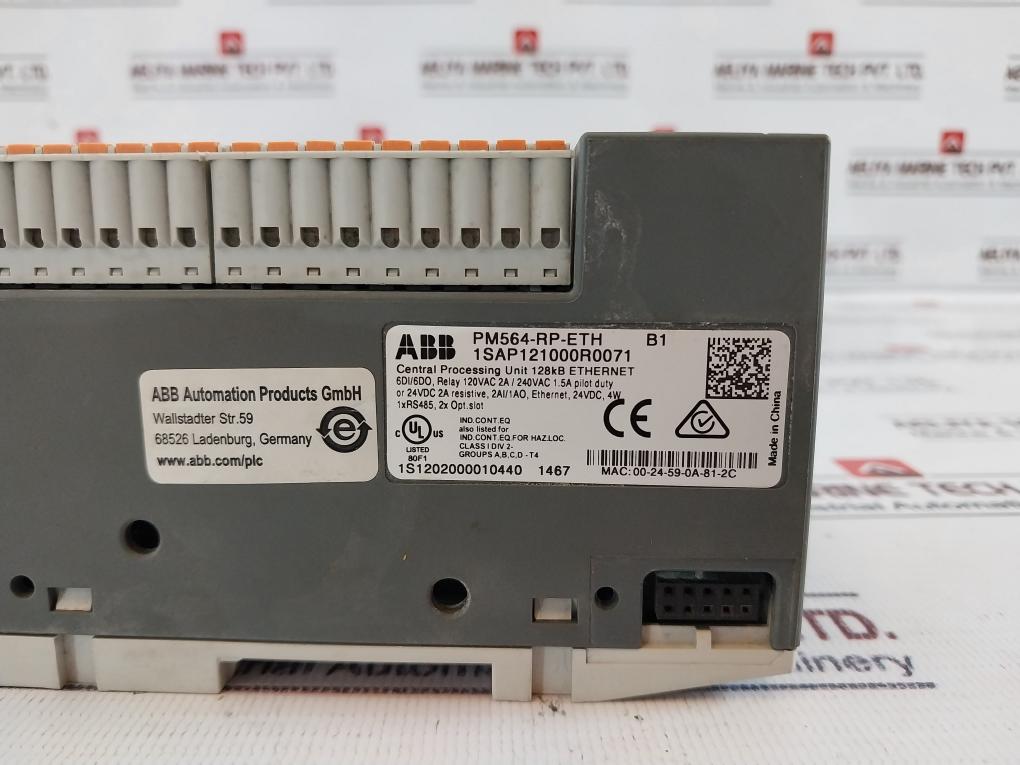 ABB CPU PM564-RP-ETH Central Processing Unit 1SAP121000R0071