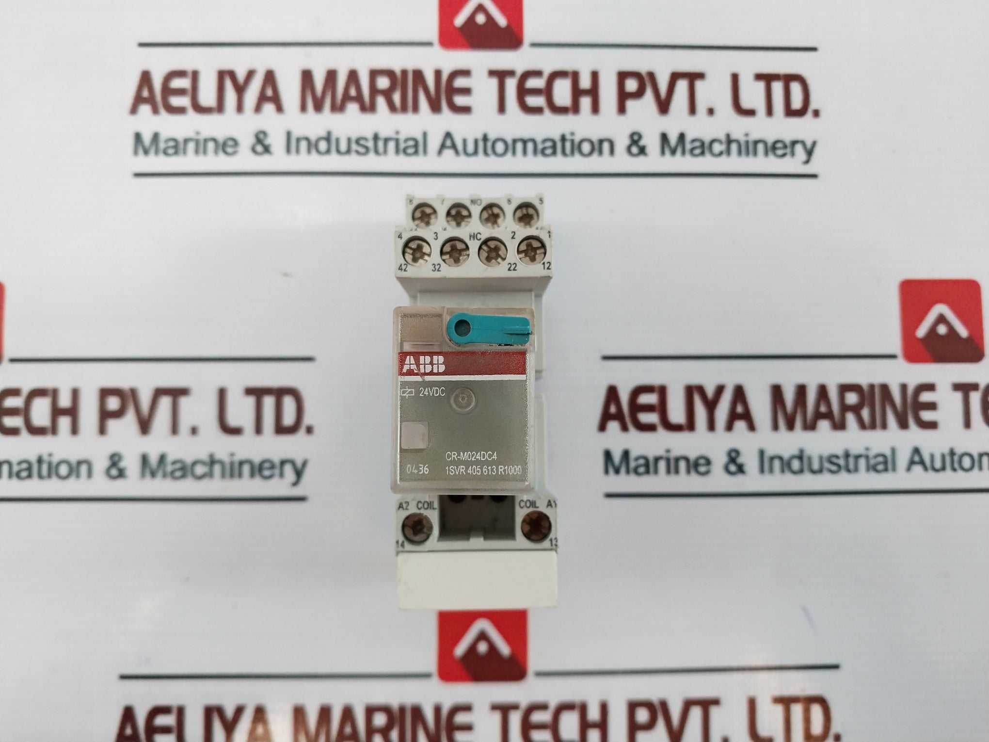 Abb Cr-m024Dc4 1Svr 405 613 R1000 Interface Relay With Cr-m4Ss Socket