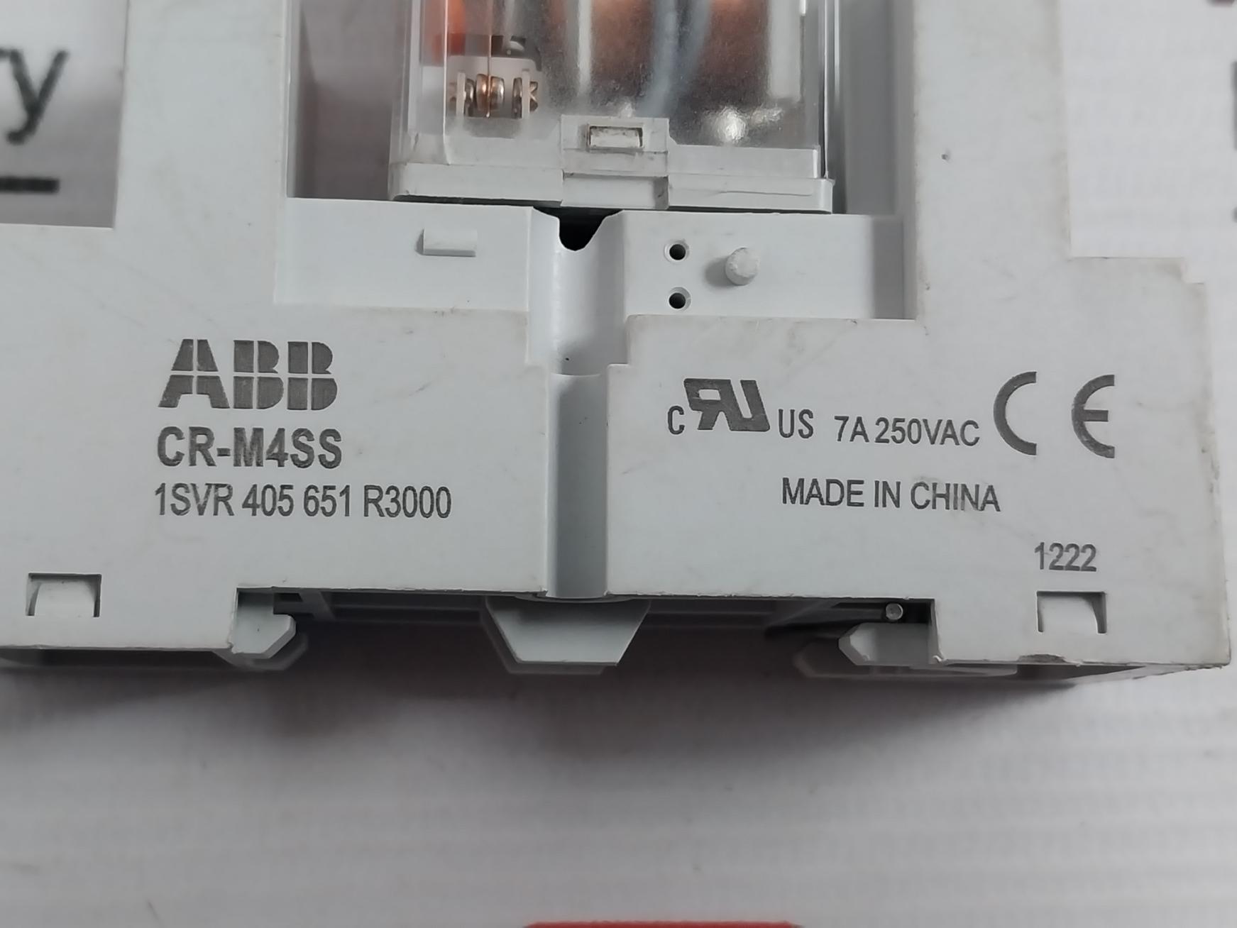 Abb Cr-m110Ac4 Relay Module 110 Vac