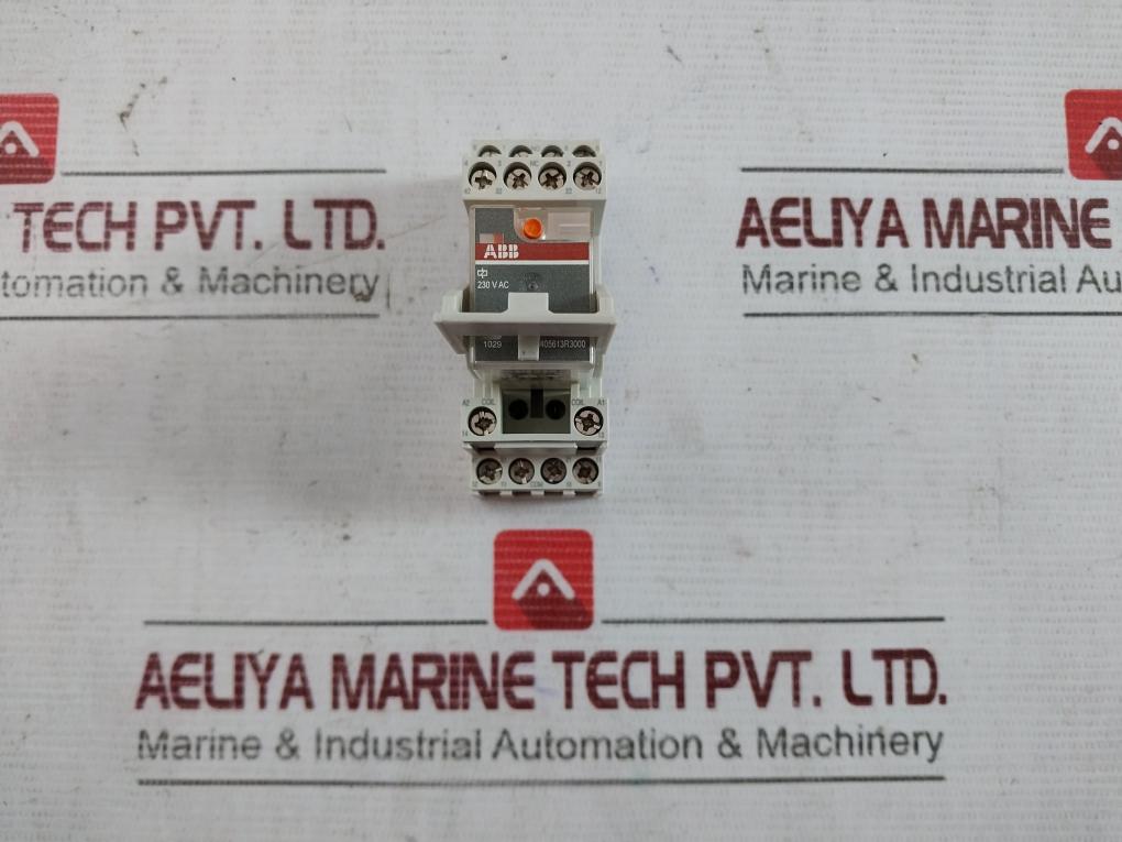 Abb Cr-m4Ss Standard Socket With Cr-m230Ac4 Interface Relay 1Svr405651R3000 7A