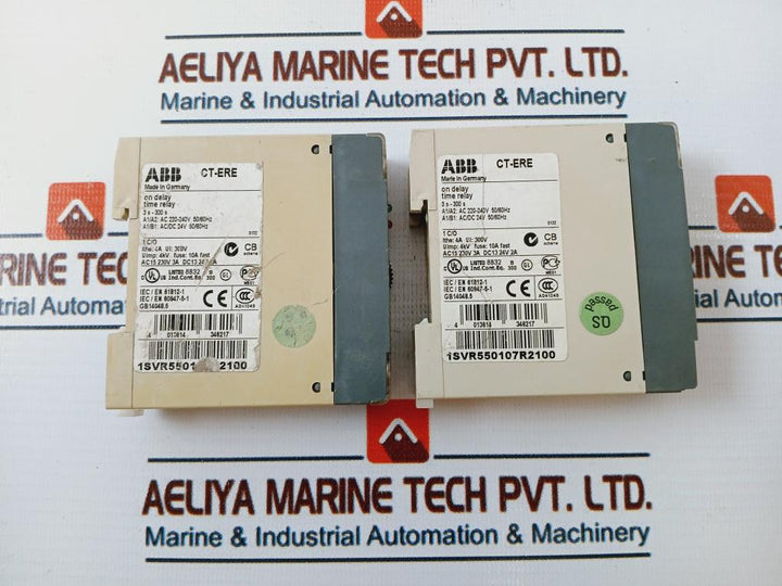 ABB CT-ERE On Delay Time Relay 300V 1Svr550107R2100