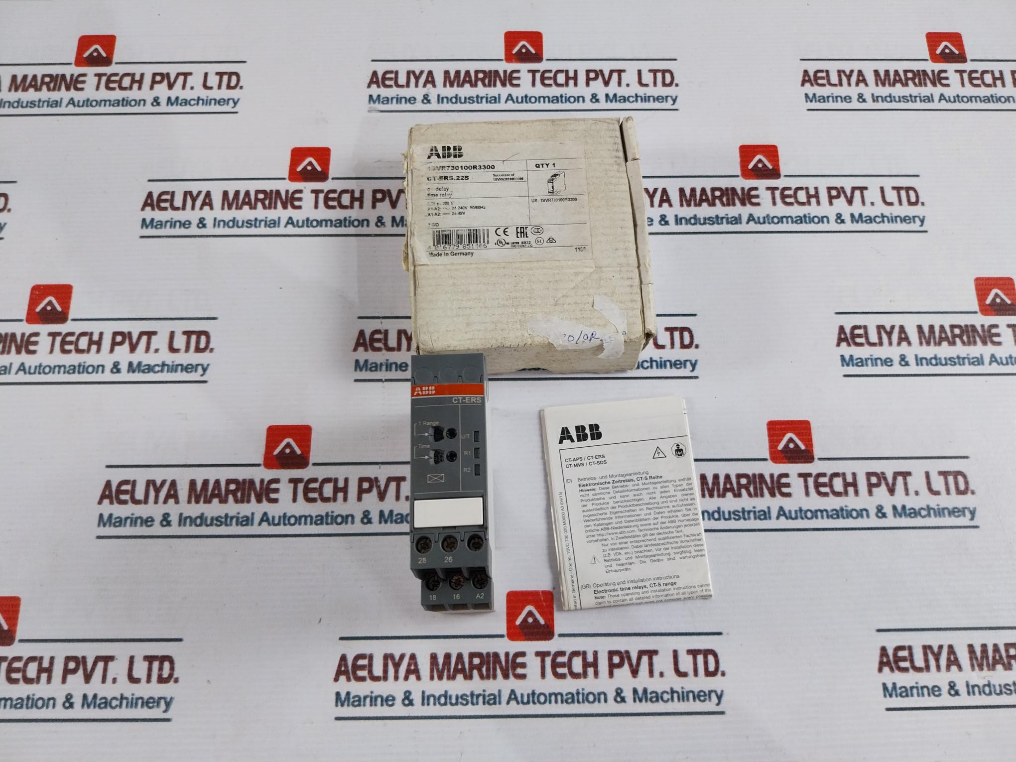 Abb Ct-ers.22S Time Delay Relay 50/60Hz