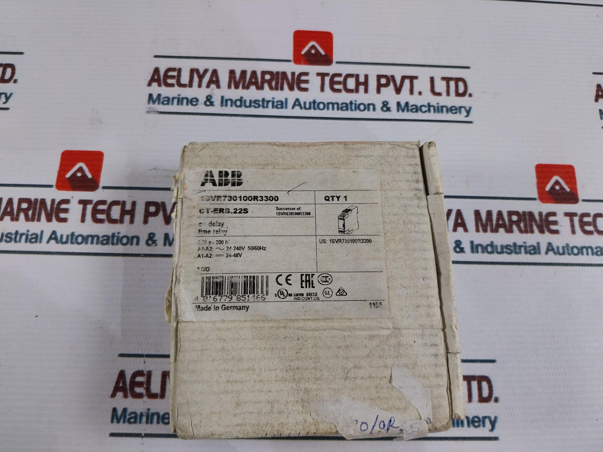 Abb Ct-ers.22S Time Delay Relay 50/60Hz