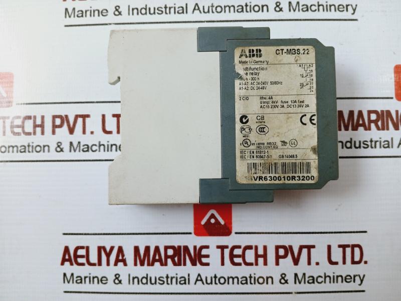 Abb Ct-mbs.22 Multifunction Time Relay 24-240V 50/60Hz 1Svr630010R3200