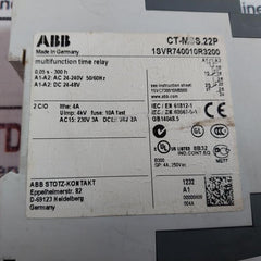 Abb Ct-mbs.22P Multifunction Time Relay 0.05S-300H 50/60Hz