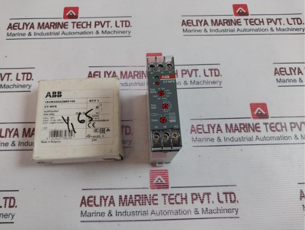 Abb Ct-mfe Multifunction Time Relay 1Svr550029R8100 0.05S-100H