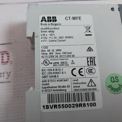 Abb Ct-mfe Multifunction Time Relay 1Svr550029R8100 0.05S-100H