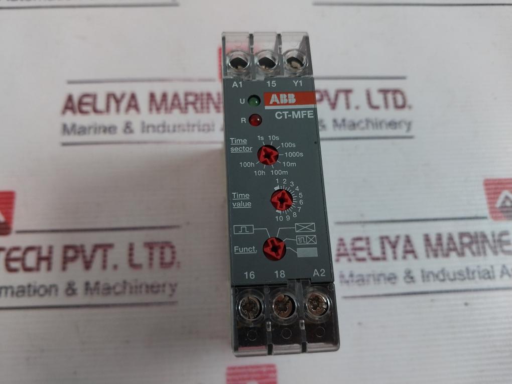 Abb Ct-mfe Multifunction Time Relay 1Svr550029R8100 0.05S-100H