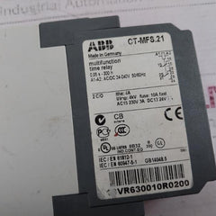 Abb Ct-mfs.21 Multifunction Time Relay 1Svr630010R0200 24-240V 50/60Hz