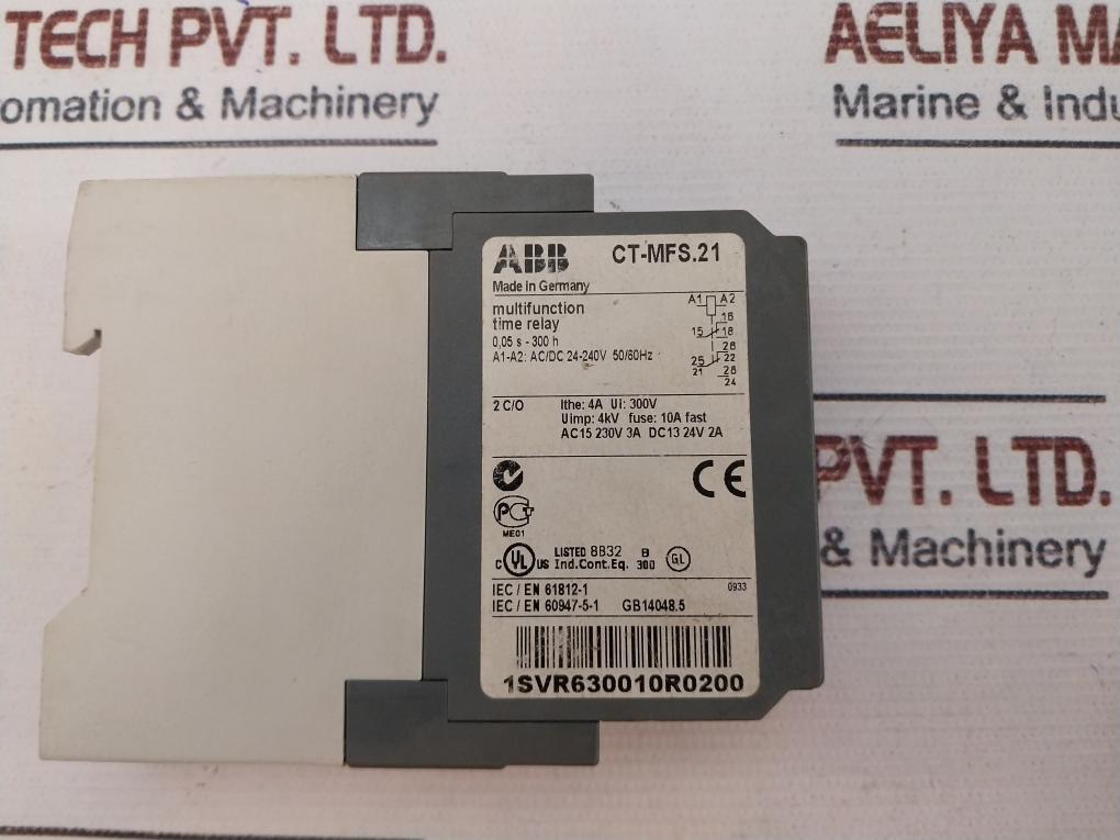 Abb Ct-mfs.21 Multifunction Time Relay 24-240V 50/60Hz