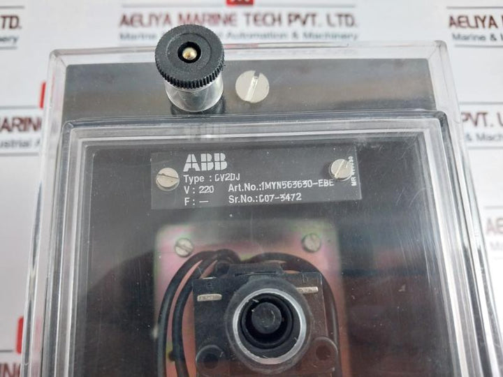 ABB CV2DJ Medium Voltage Auxiliary Relay 220V 1MYN563630-EBE