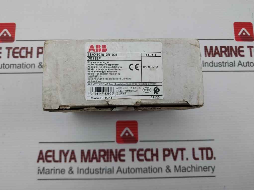 Abb Db19Ef 1Sax101910R1001 Single Mounting Kit