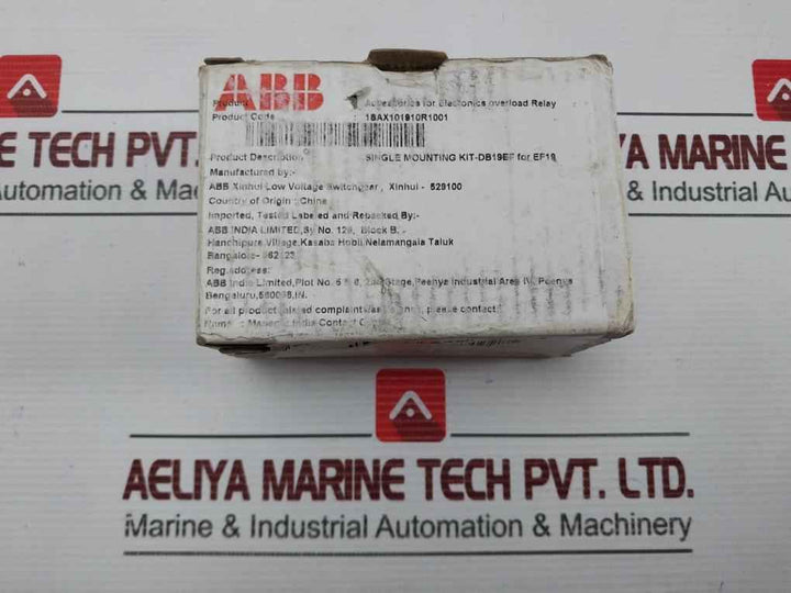 Abb Db19Ef 1Sax101910R1001 Single Mounting Kit