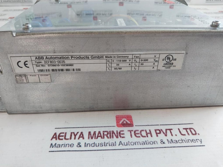 Abb Dcf803-0035/ Sdcs-fex-4 Excitation Module 35A Rev: J