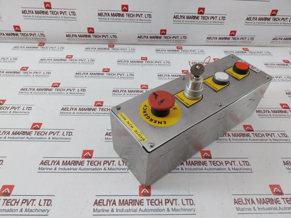 Abb De-42279 Stainless Control Box W/E?Stop Gate Access & Fault Reset Button