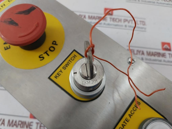 Abb De-42279 Stainless Control Box W/E?Stop Gate Access & Fault Reset Button