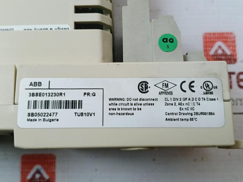 Abb Di810 3Bse008508R1 Digital Input 24V & Tu810V1 3Bse013230R1 Compact Mtu
