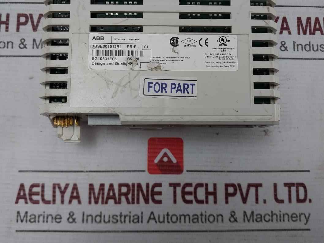 Abb Di820 Digital Input Module Sg10331166 120Vac/10Ma 110Vdc/2.8Ma (Not Working)