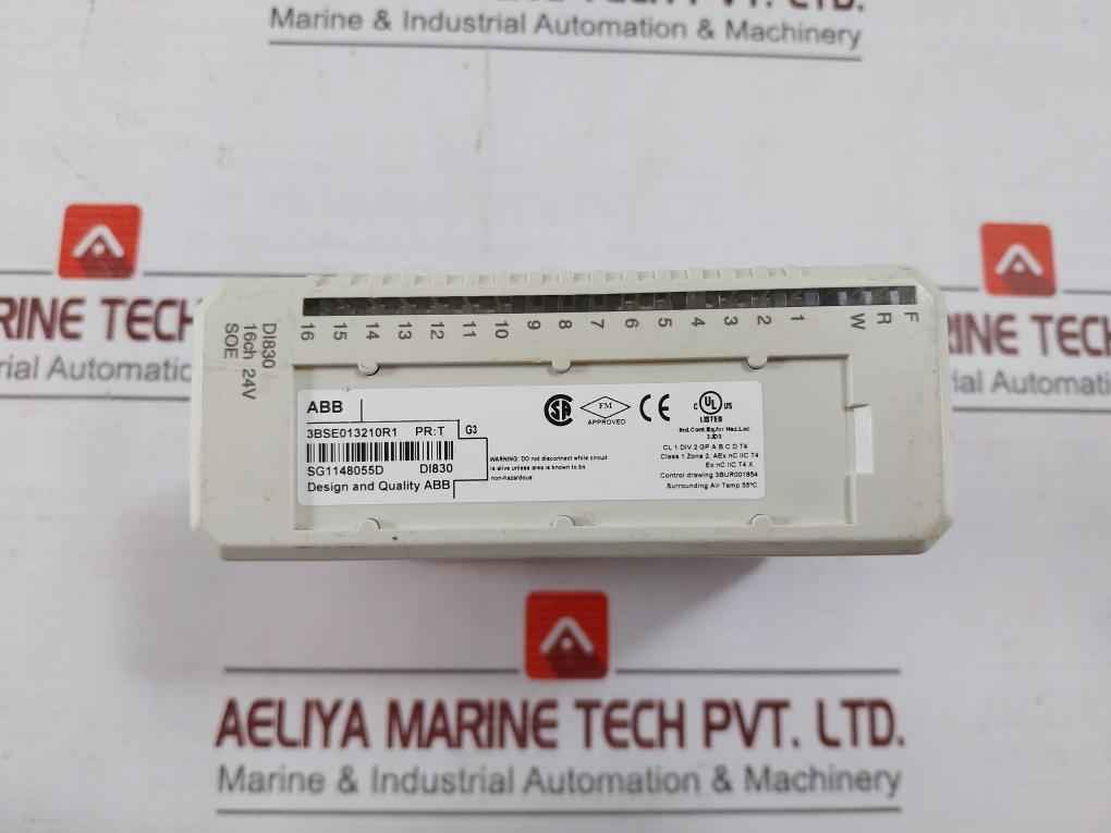 Abb Di830 Digital Input Module 16Ch 24V 3Bse013210R1 Sg1148055D G3