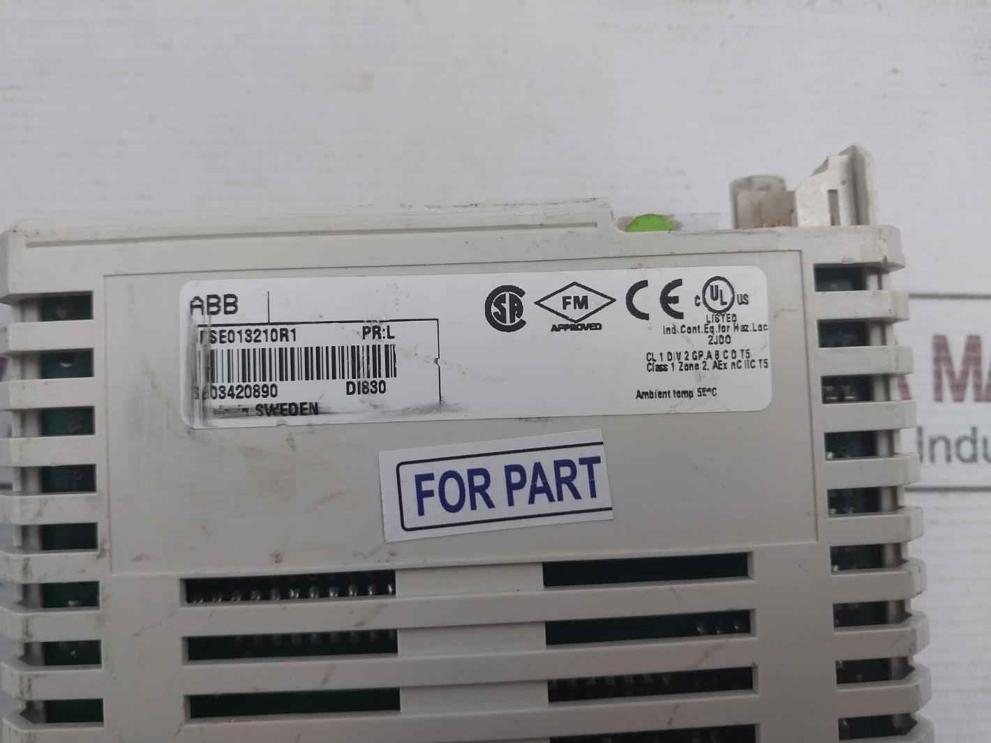 Abb Di830 Digital Input Module 3Bse013210R1 24V Soe (Not Working)