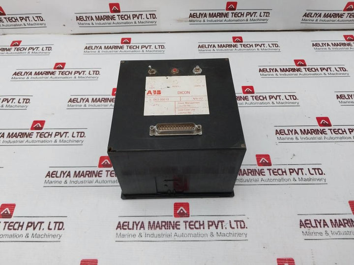 Abb Dicon Cma 112 Diesel Control Display Panel 3D De3 000 13 (Not Working) - Aeliya Marine Tech