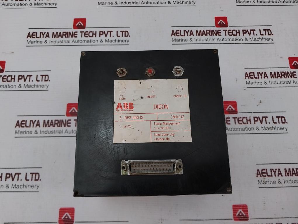Abb Dicon Cma 112 Diesel Control Display Panel 3D De3 000 13 (Not Working) - Aeliya Marine Tech