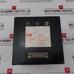 Abb Dicon Cma 112 Diesel Control Display Panel 3D De3 000 13 (Not Working) - Aeliya Marine Tech