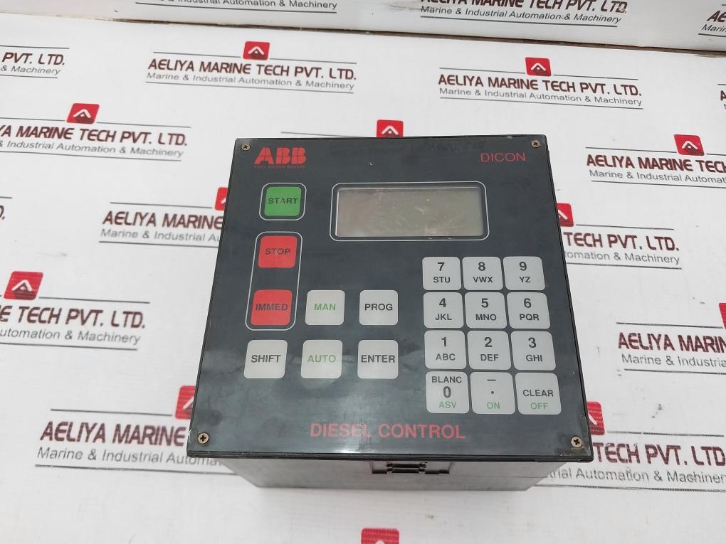 Abb Dicon Cma 112 Diesel Control Display Panel 3D De3 000 13 (Not Working) - Aeliya Marine Tech